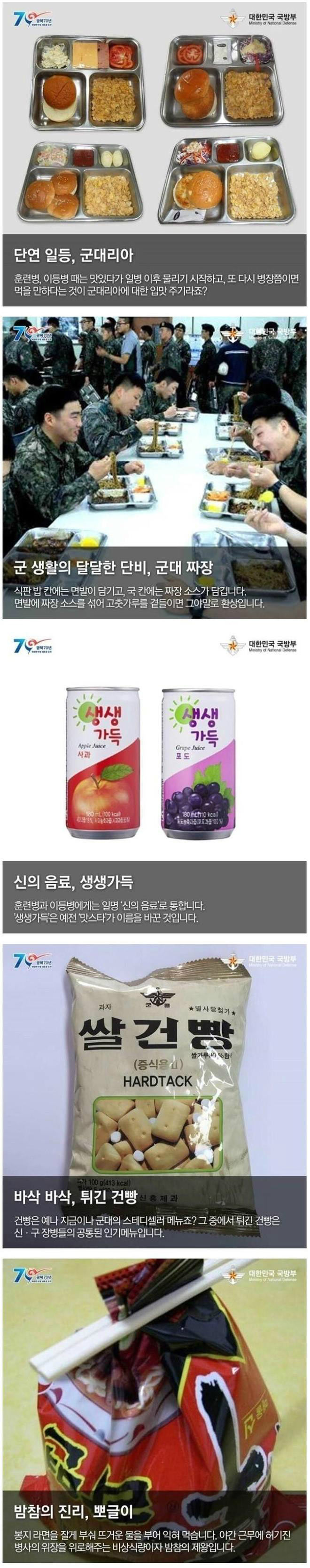 국방부가 뽑은 군대음식 | 인스티즈