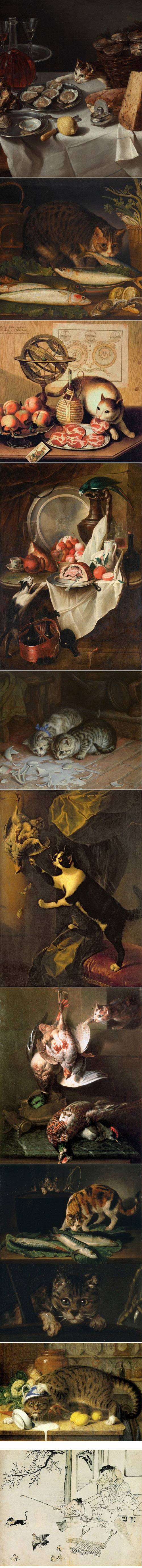 18~19세기 고양이 그림 | 인스티즈