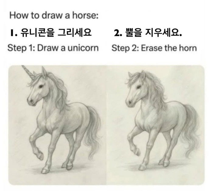말을 그리는 방법 | 인스티즈
